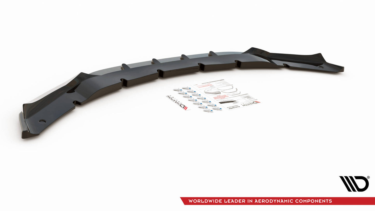 Front Ansatz V.1 für BMW X5 M F15 schwarz Hochglanz