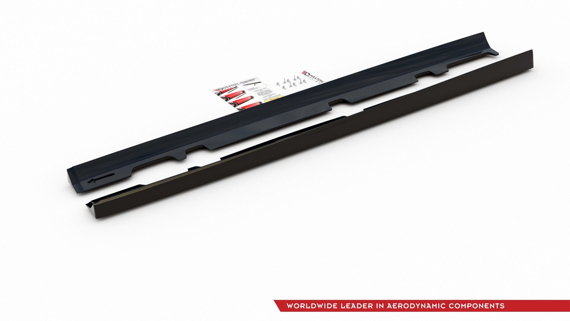 Seitenschweller Ansatz für V.2 für Ford Fiesta Mk8 ST / ST-Line schwarz Hochglanz