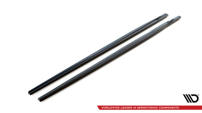 Seitenschweller Ansatz für BMW 2 M-Paket F22 schwarz matt