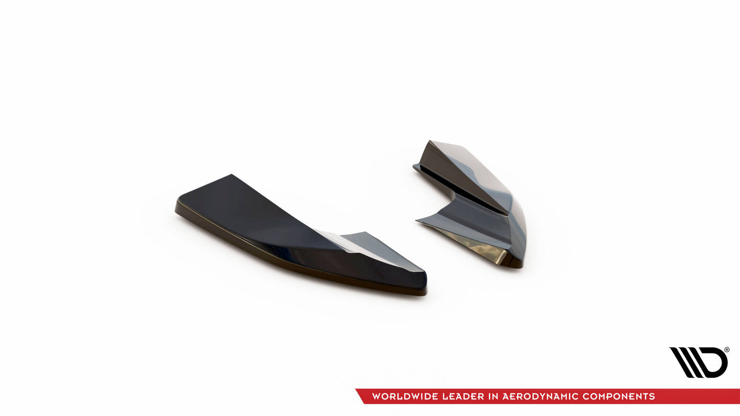Heck Ansatz Flaps Diffusor V.2 für Audi e-Tron GT / RS GT Mk1 Carbon Look