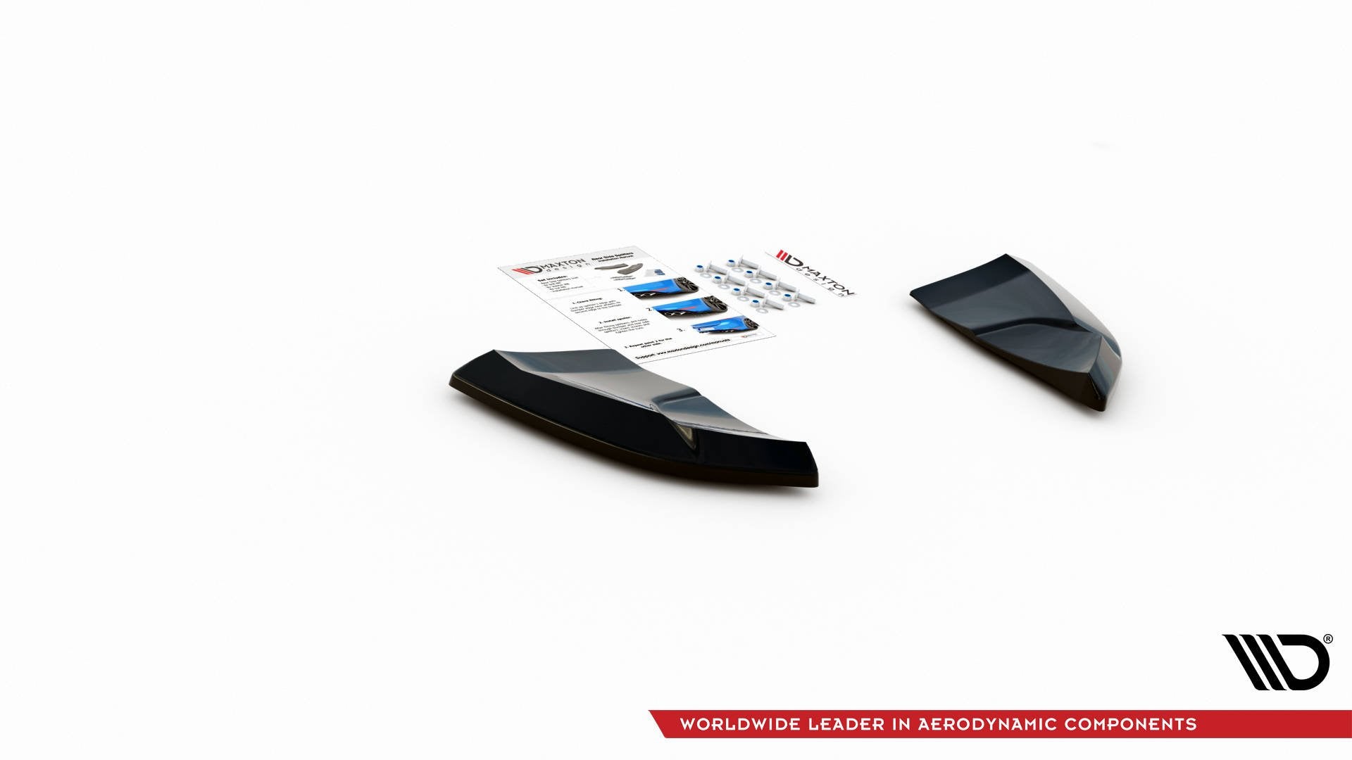 Heck Ansatz Flaps Diffusor für Audi SQ5 Mk1 (8R) schwarz matt