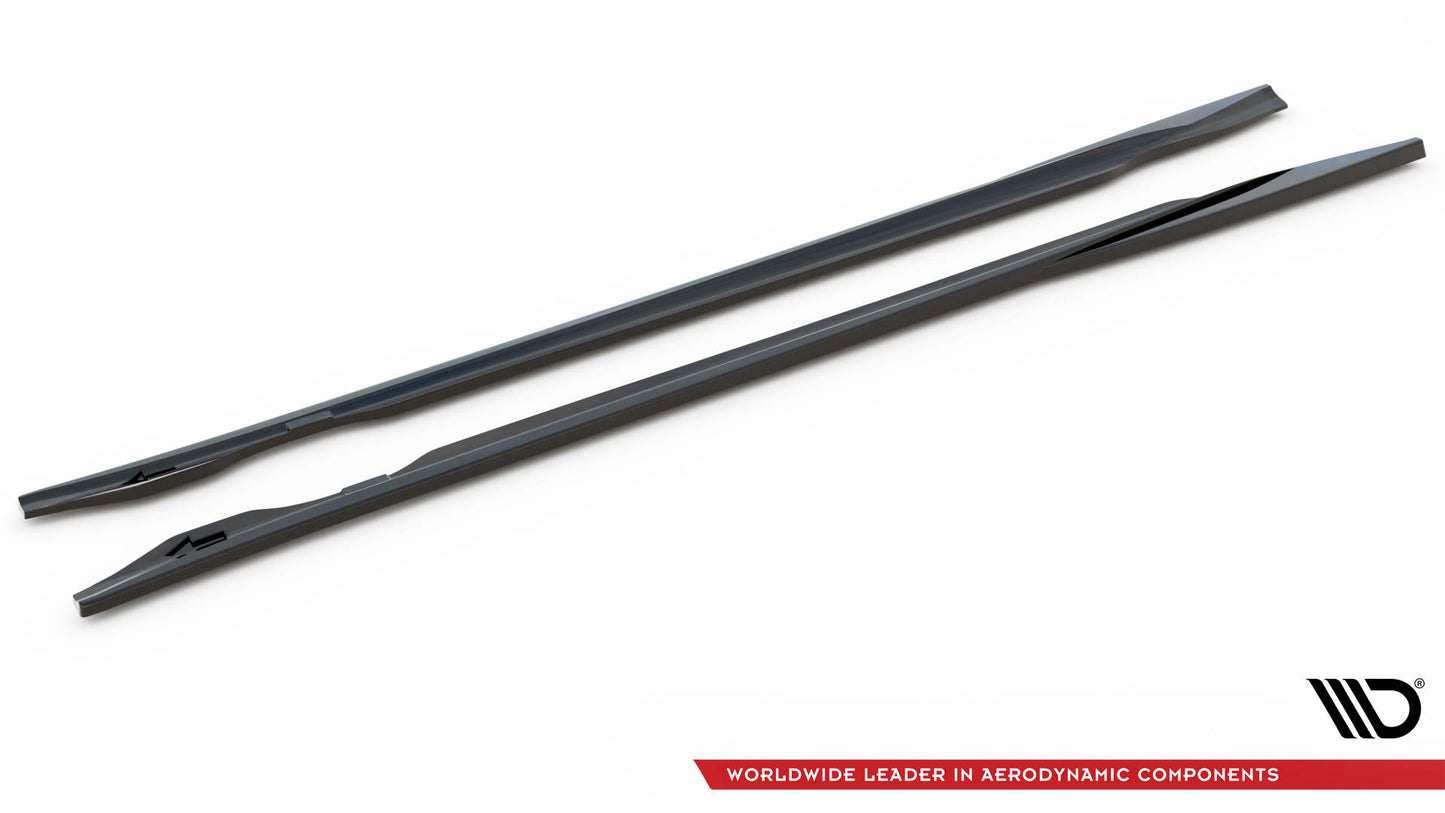 Seitenschweller Ansatz für V.1 für Audi e-Tron GT / RS GT Mk1 schwarz matt