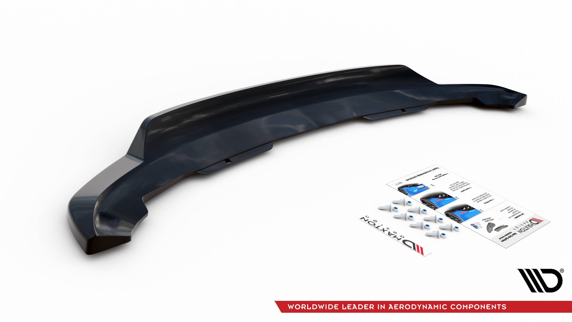 Mittlerer Diffusor Heck Ansatz DTM Look für BMW i3 Mk1 Facelift Carbon Look