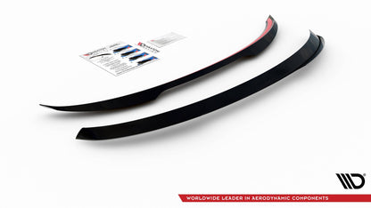 Spoiler CAP für Ford Focus ST-Line Kombi Mk4 schwarz matt