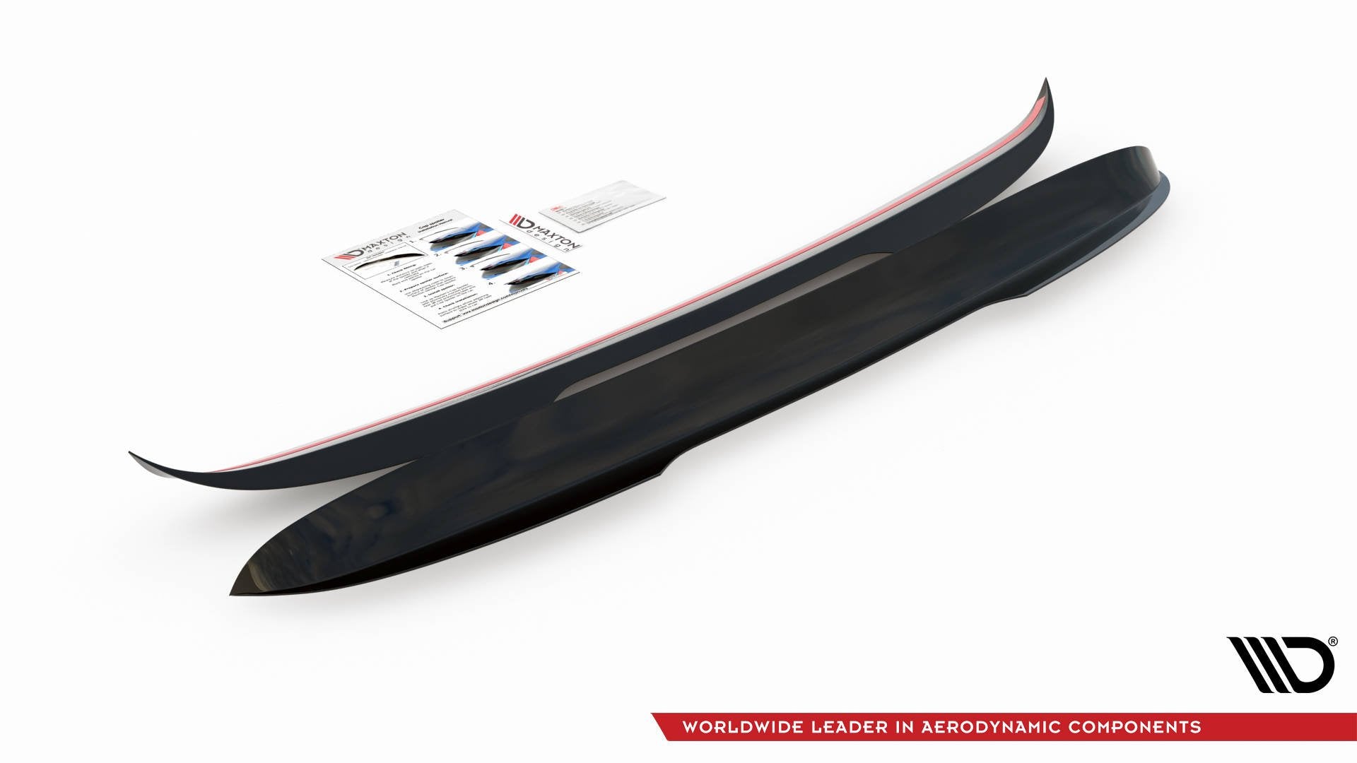 Spoiler CAP für Mercedes-Benz V-Klasse AMG-Line W447 Facelift schwarz Hochglanz