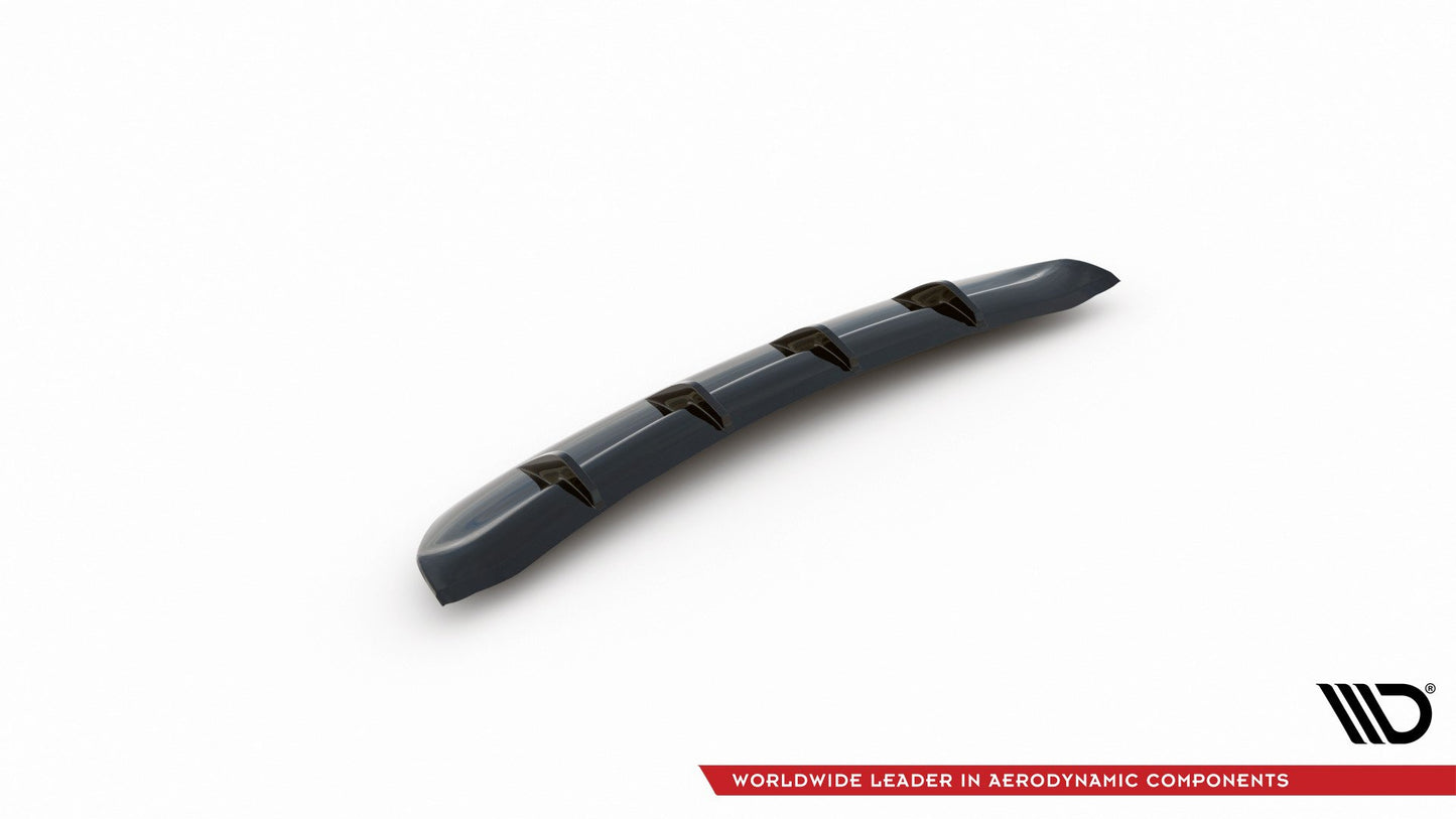 Diffusor Heck Ansatz für Ford Mondeo Vignale Mk5 Facelift schwarz matt