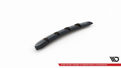 Diffusor Heck Ansatz für Ford Mondeo Vignale Mk5 Facelift schwarz matt