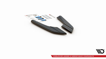 Heck Ansatz Flaps Diffusor V.2 für Audi S3 Limousine 8V Facelift Carbon Look