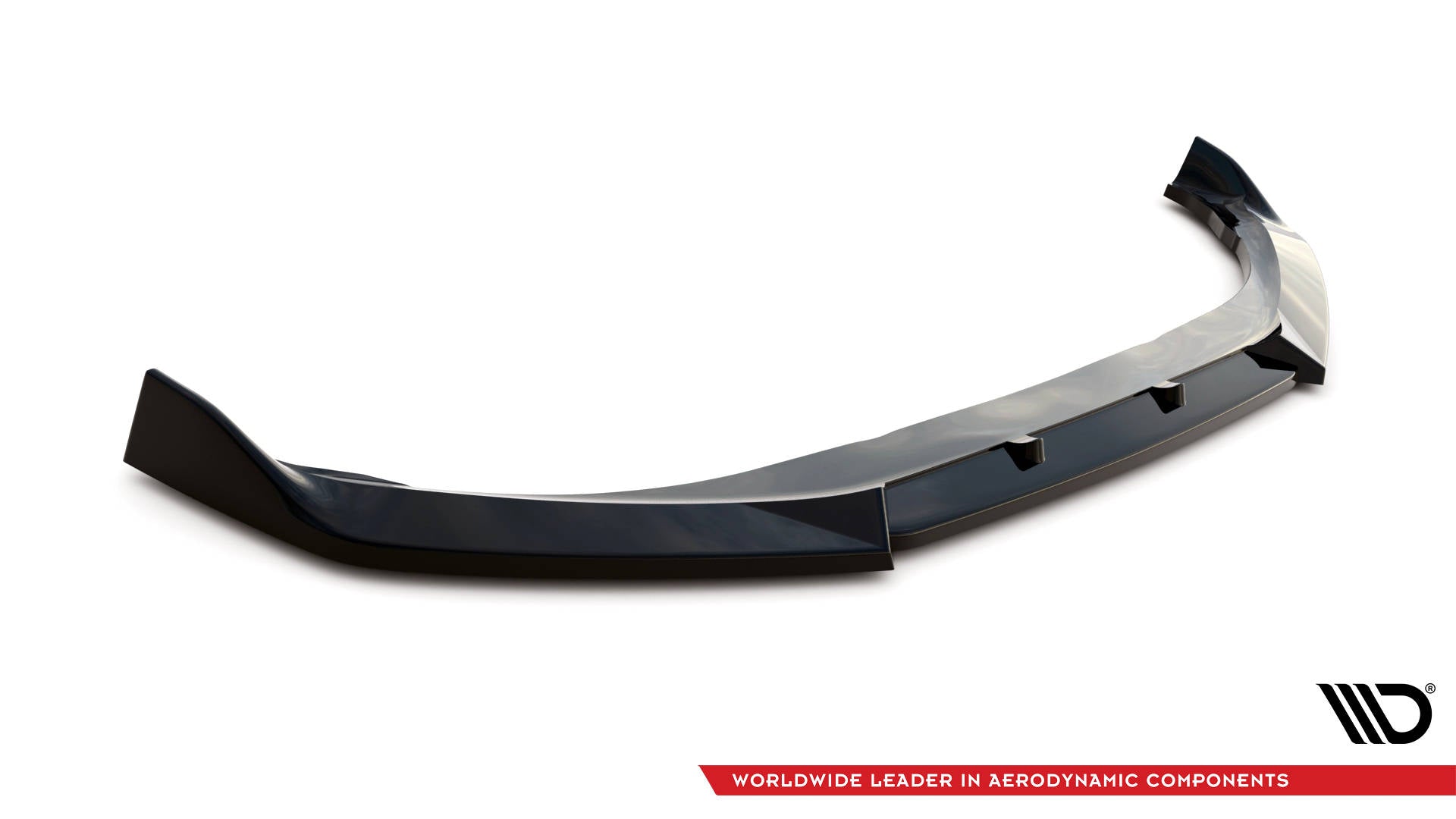 Front Ansatz V.1 für Ford Mustang Mach-E Mk1 schwarz Hochglanz