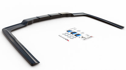 Mittlerer Diffusor Heck Ansatz DTM Look für Mercedes-Benz E63 AMG Limousine W212 Facelift Carbon Look