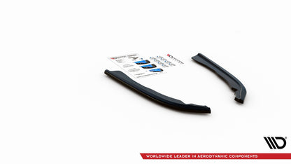 Heck Ansatz Flaps Diffusor V.1 für BMW 4er M-Paket G22 schwarz matt