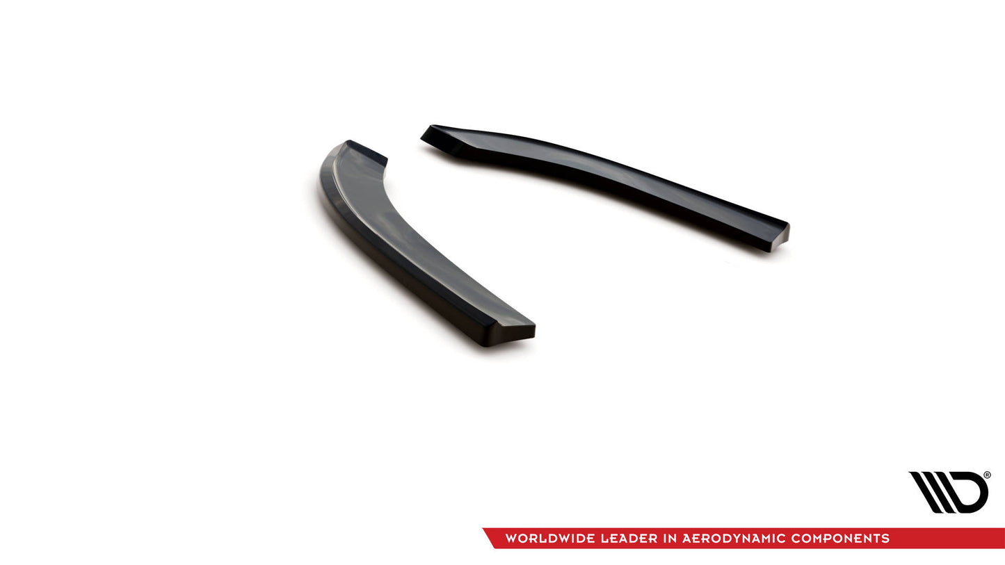 Heck Ansatz Flaps Diffusor für Ford Transit Custom ST-Line Mk1 Facelift schwarz Hochglanz
