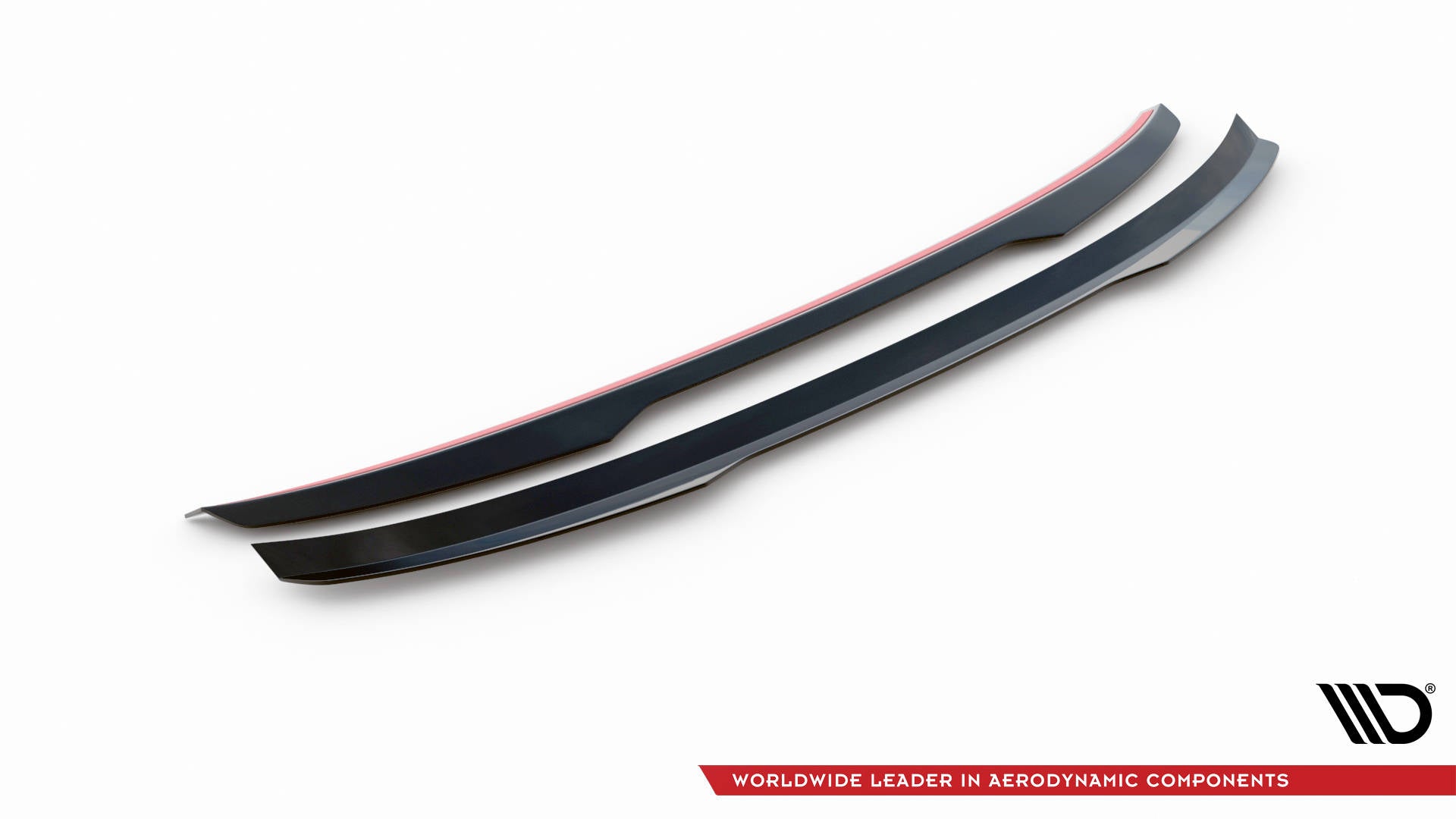 Spoiler CAP für Audi A6 Limousine C8 schwarz matt