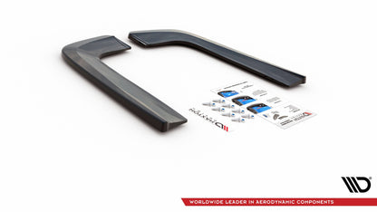 Heck Ansatz Flaps Diffusor V.1 für Mercedes-Benz V-Klasse AMG-Line W447 Facelift schwarz Hochglanz