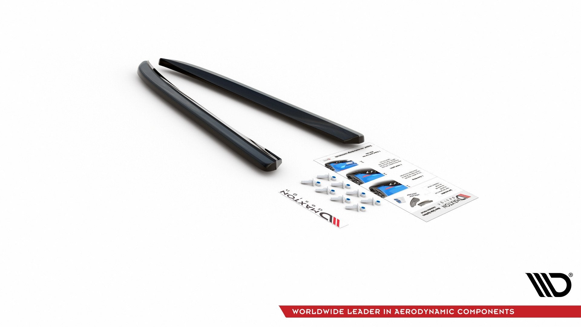 Heck Ansatz Flaps Diffusor für Jaguar XJ X351 Carbon Look