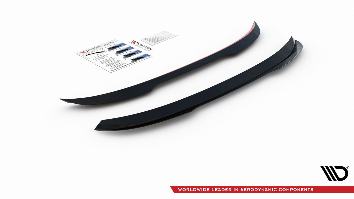 Spoiler CAP für Skoda Octavia Standard / RS Mk4 Combi schwarz matt