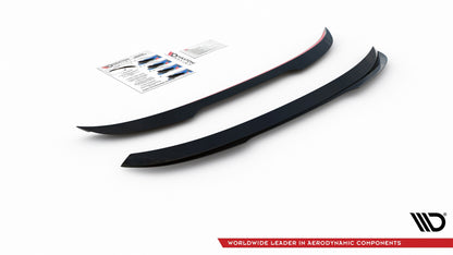 Spoiler CAP für Skoda Octavia Standard / RS Mk4 Combi schwarz Hochglanz