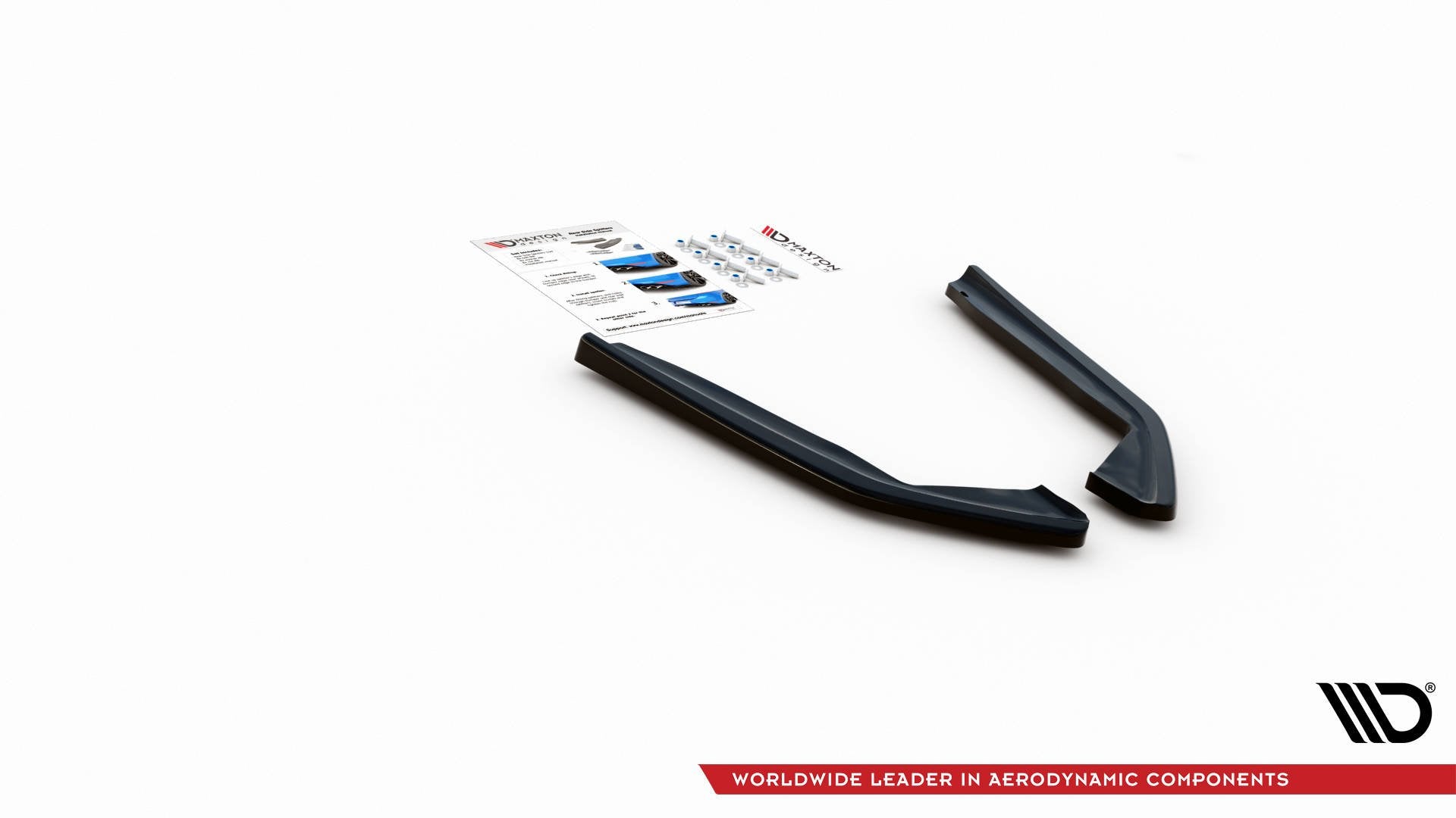 Heck Ansatz Flaps Diffusor V.2 für Honda Accord Mk7 Type-S Carbon Look