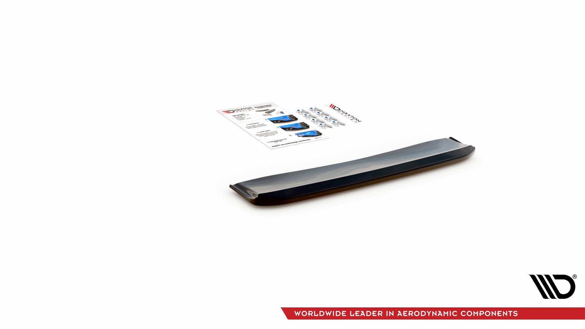 Mittlerer Diffusor Heck Ansatz für Dodge Challenger RT Mk3 Facelift Carbon Look