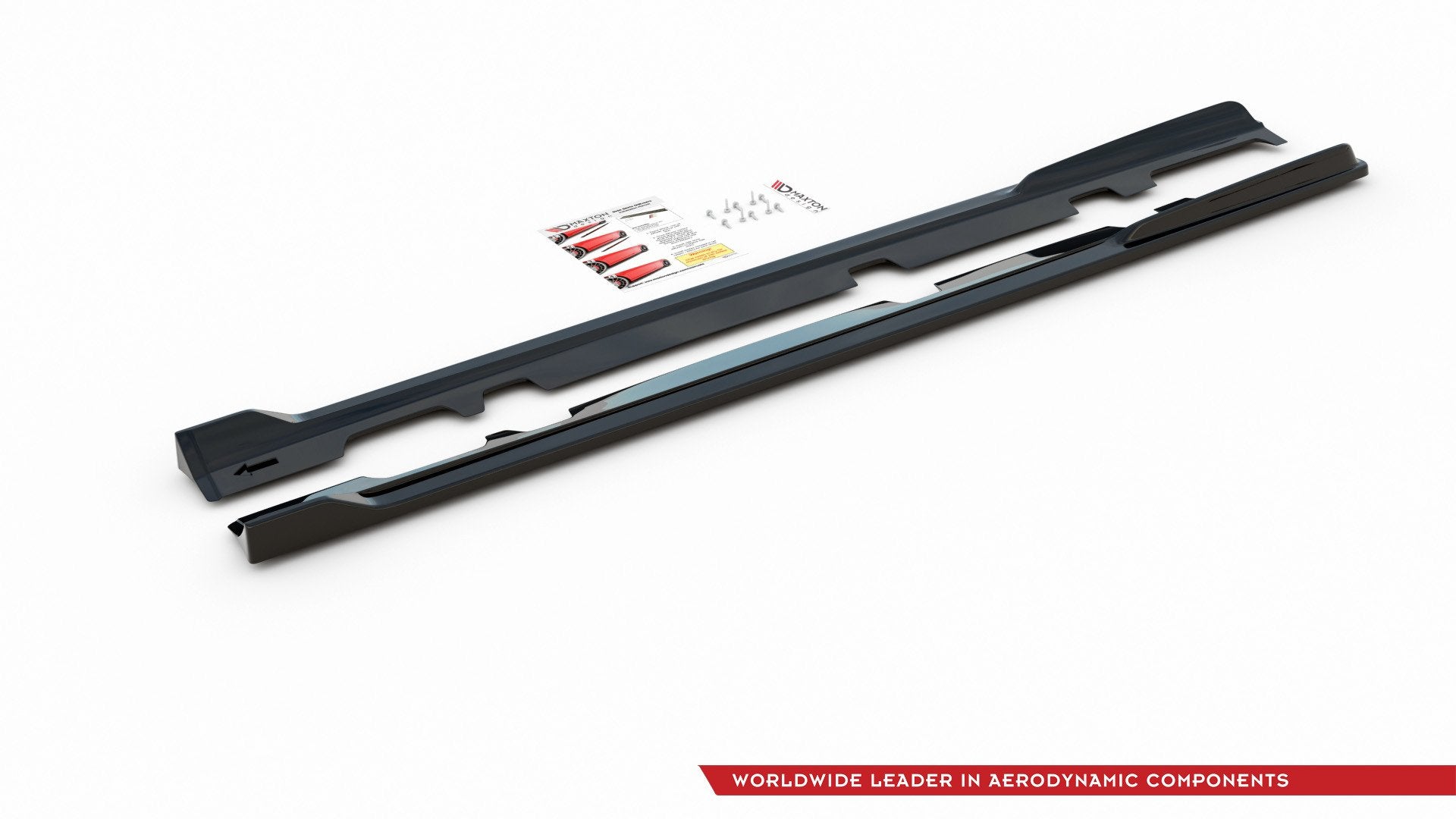 Seitenschweller Ansatz für V.3 für Ford Fiesta Mk8 ST / ST-Line schwarz matt