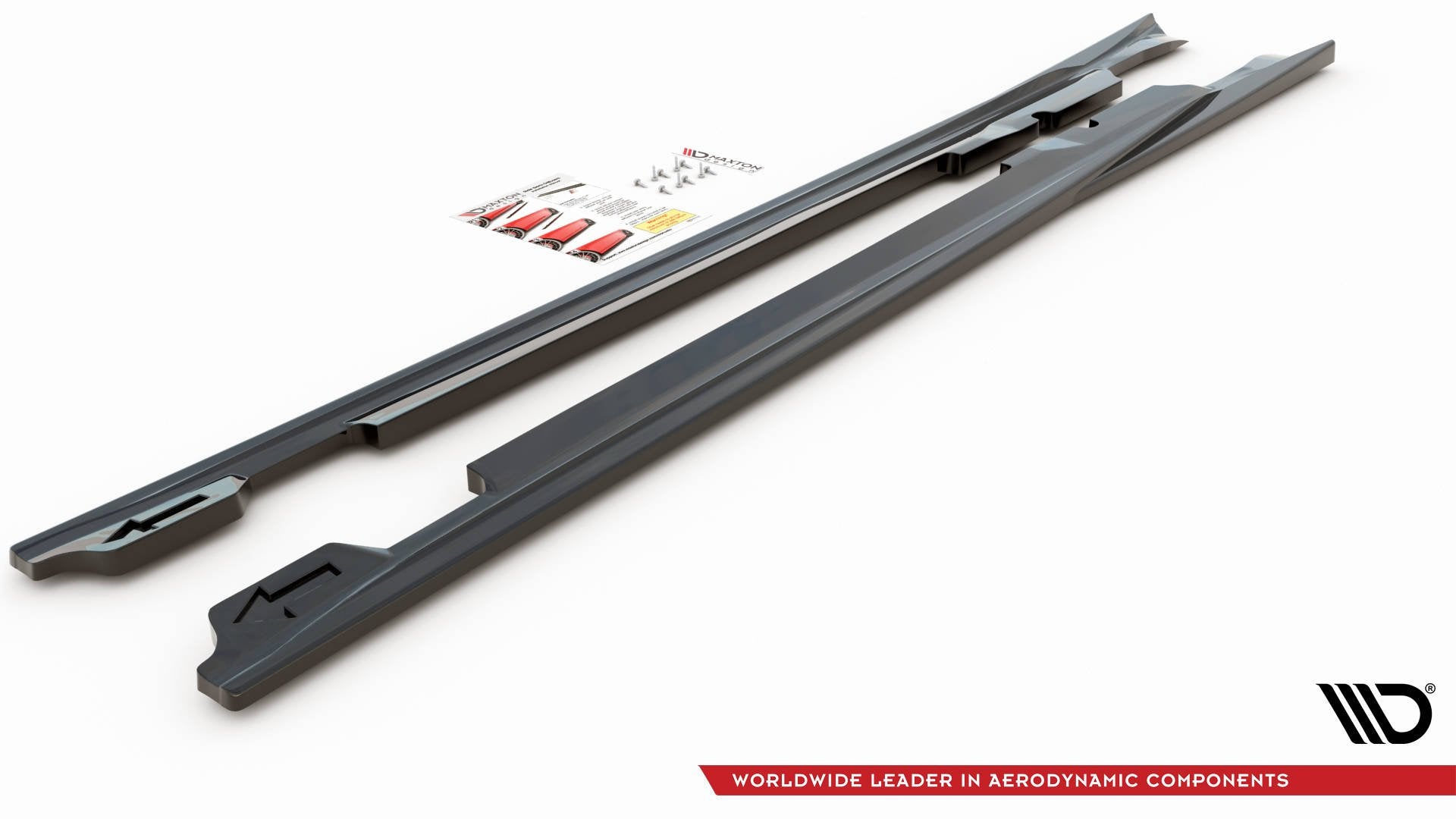 Seitenschweller Ansatz für V.1 für Porsche Panamera Turbo 970 Facelift Carbon Look