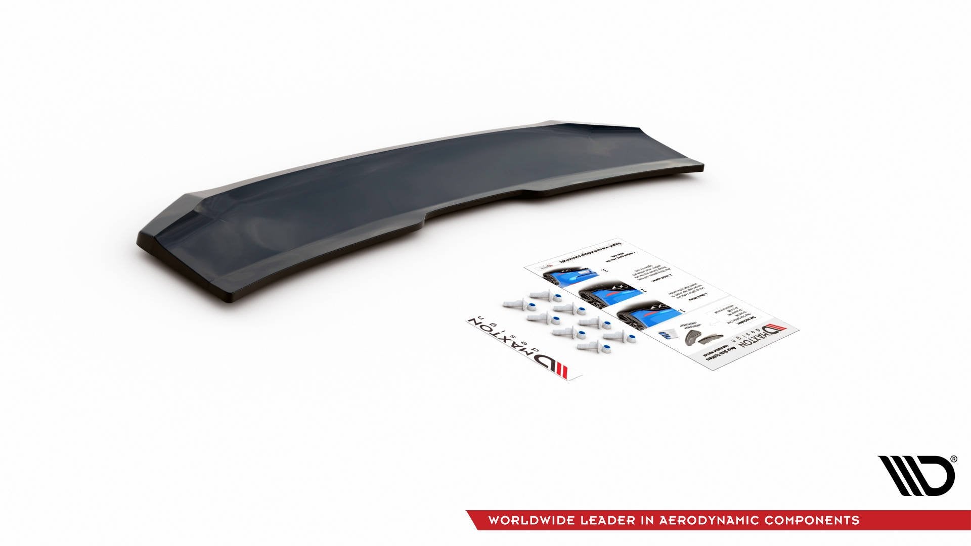 Mittlerer Diffusor Heck Ansatz für Audi RS5 F5 Facelift Carbon Look