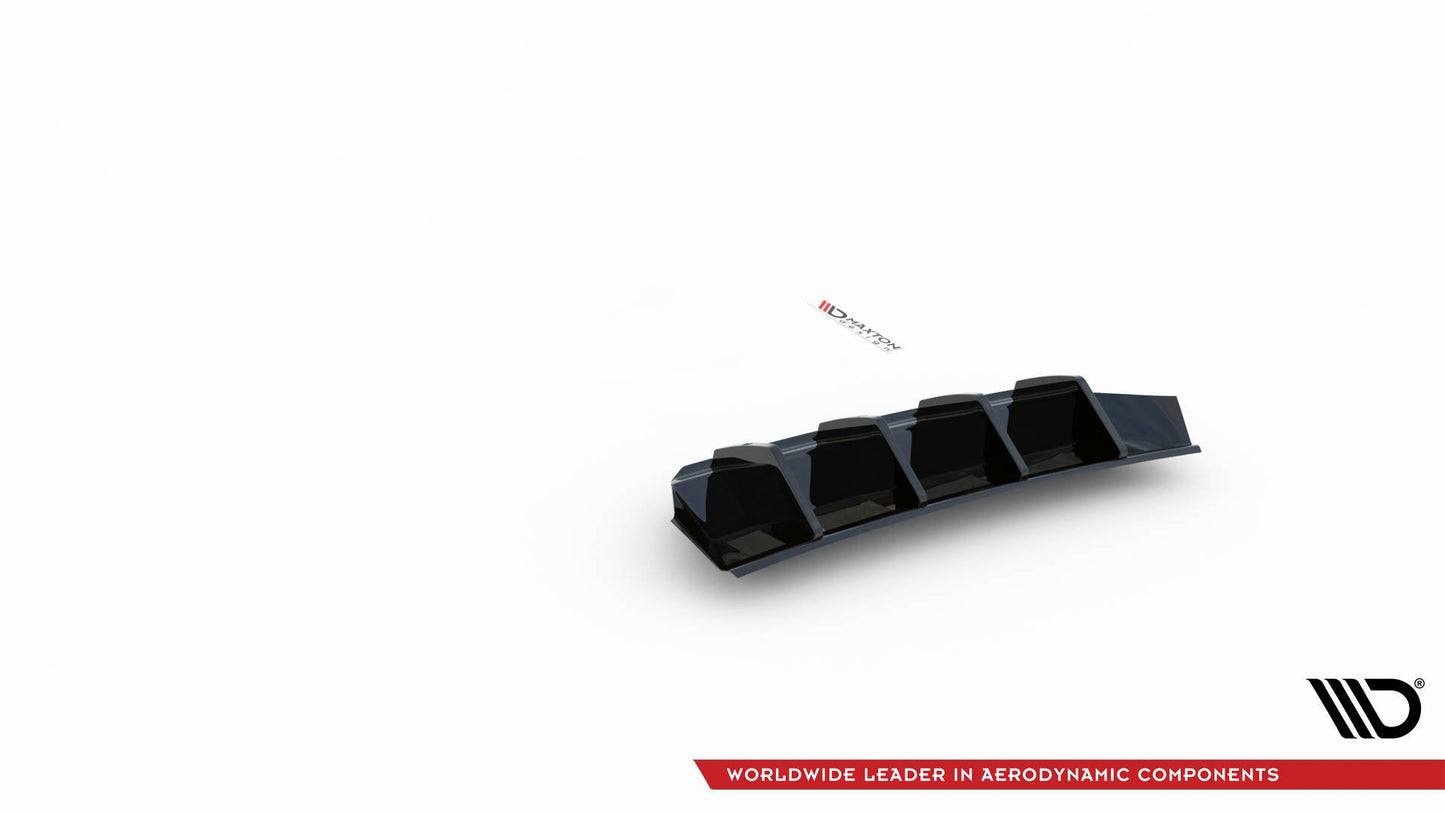 Diffusor Heck Ansatz für Seat Leon FR ST Mk4 schwarz matt