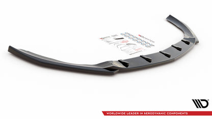 Front Ansatz V.5 für Mercedes A35 AMG / AMG-Line W177  Carbon Look