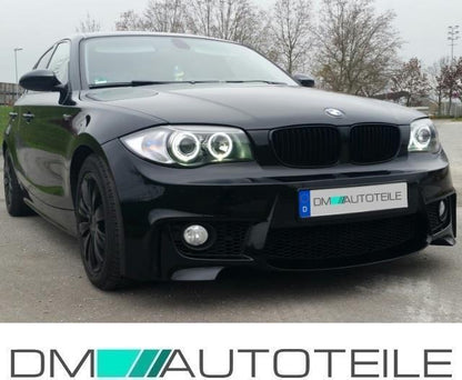 ABE Sport Stoßstange vorne PDC passt für BMW E81 E82 E87 E88 +Grill +Nebel Smoke