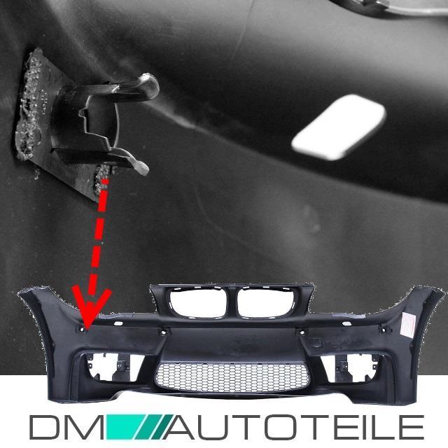 ABE Sport Stoßstange vorne PDC passt für BMW E81 E82 E87 E88 +Grill +Nebel Smoke