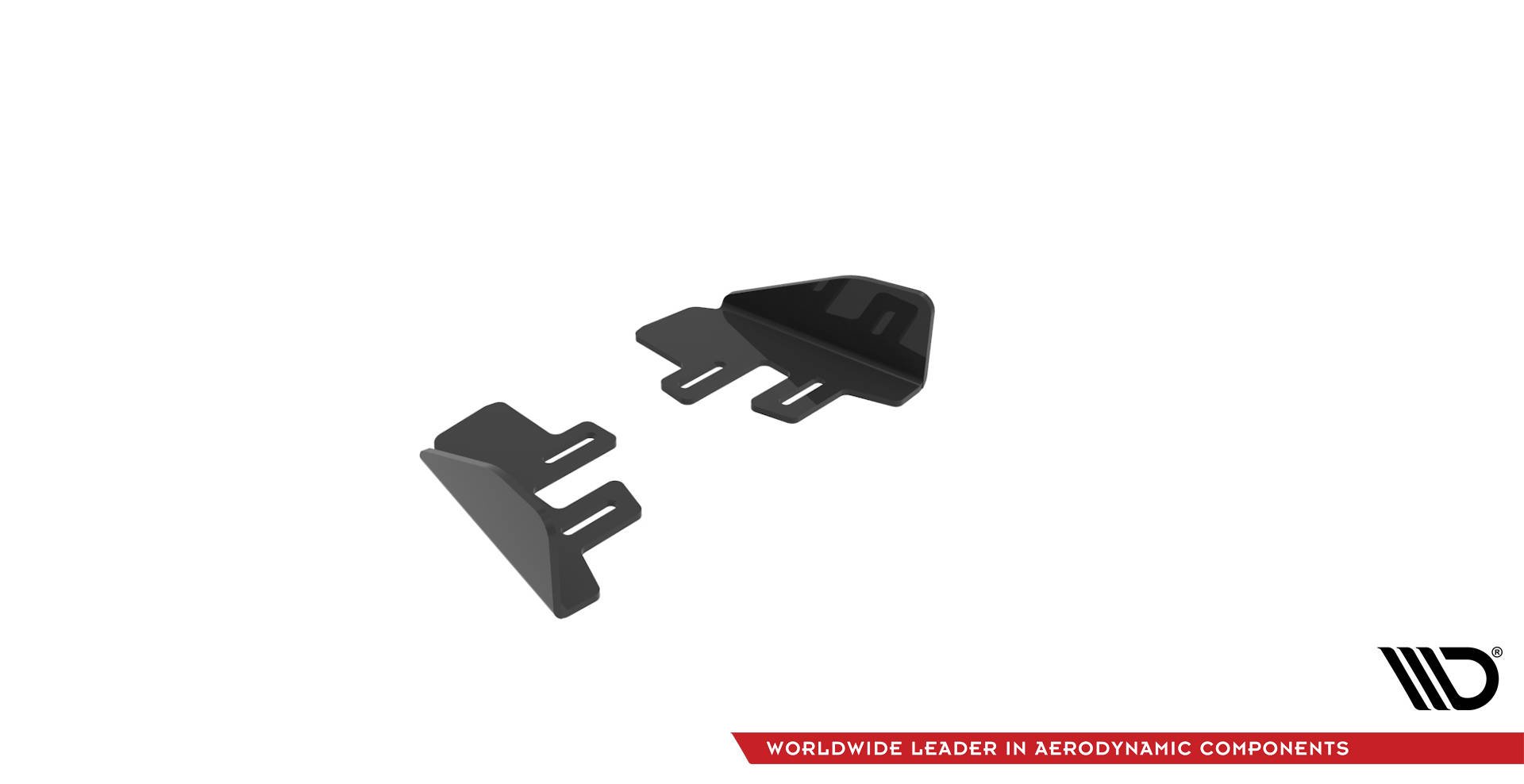 Hintere Seiten Flaps für Volkswagen Golf 7 R Facelift schwarz Hochglanz