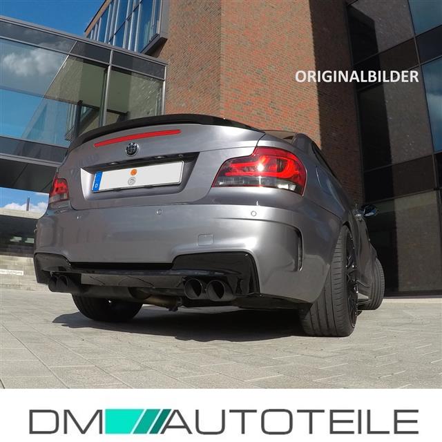 Sport Stoßstange hinten für PDC +Duplex Diffusor passt für BMW 1er E82 E88 +ABE*