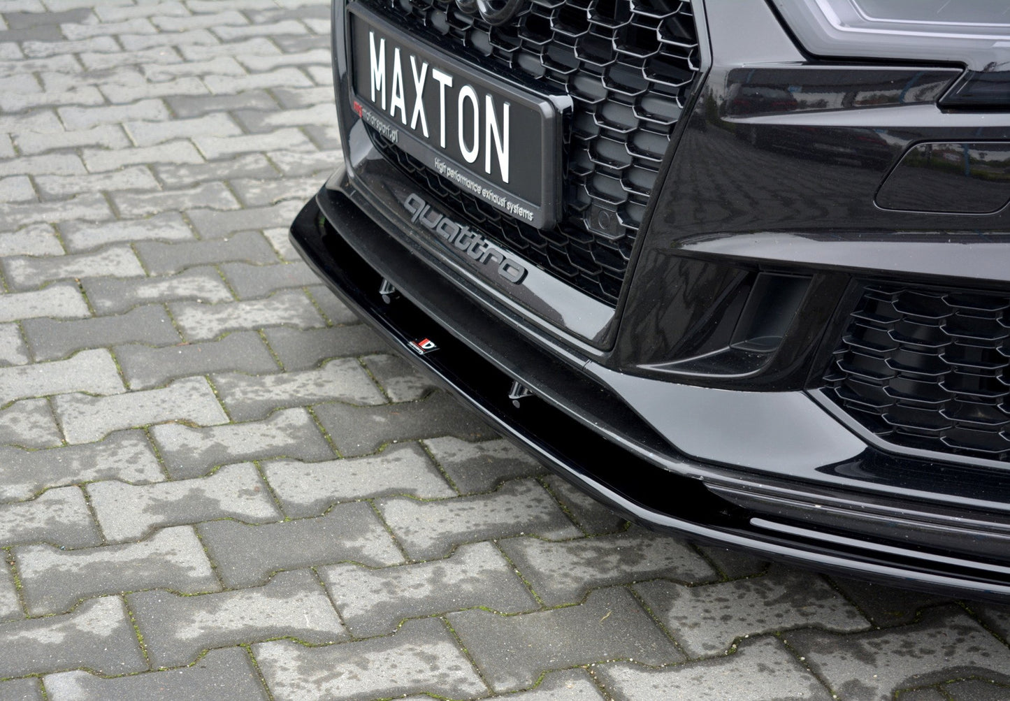 Front Ansatz V.1 für Audi RS3 8V FL Sportback schwarz matt