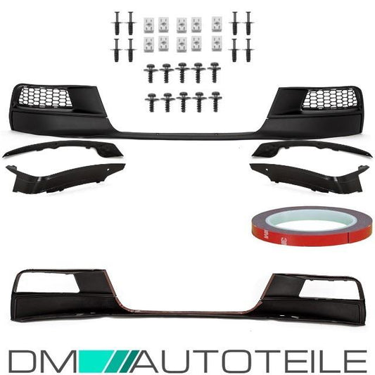 Sport-Performance Frontspoiler Set passt für BMW 1er F20 F21 Stoßstange M-Paket