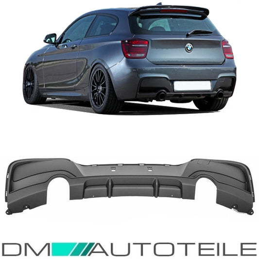 Sport-Performance Heckdiffusor Diffusor Ansatz 135i passt für BMW 1er F20 F21 M-Paket