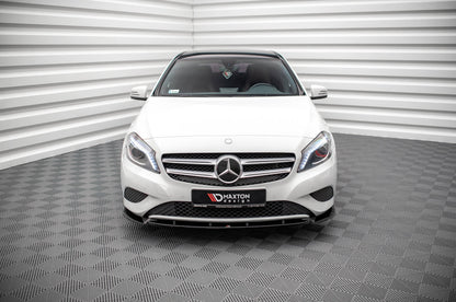 Front Ansatz V.1 für Mercedes-Benz A W176 schwarz Hochglanz