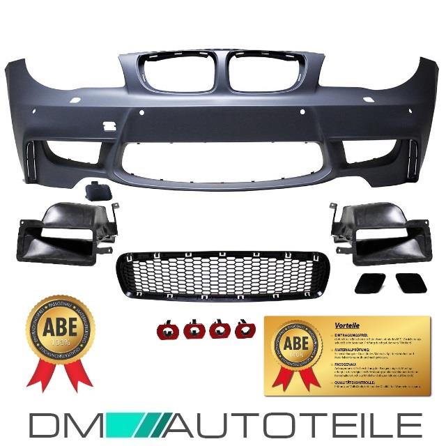 Sport Front Stoßstange vorne SRA+Luftführung passt für BMW 1er E81 E82 E87 M EVO