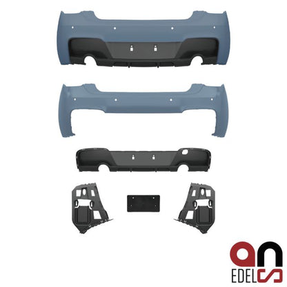 AN Sport-Performance Stoßstange Hinten +135i Duplex Diffusor für M-Paket passend für BMW 1er F20 F21  Bj.11-15