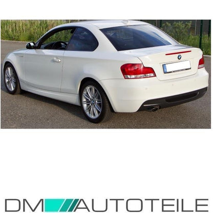 Sport Stoßstange Hinten ohne PDC grundiert passt für BMW 1er E82 E88 Coupe Cabriolet Serie & M-Paket