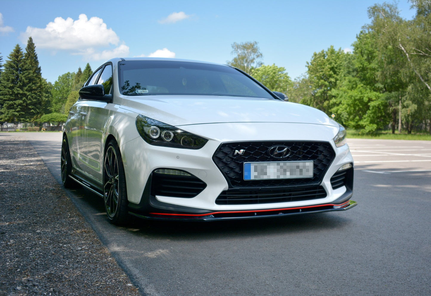 Front Ansatz V.1 für HYUNDAI I30 Mk3 N  Carbon Look