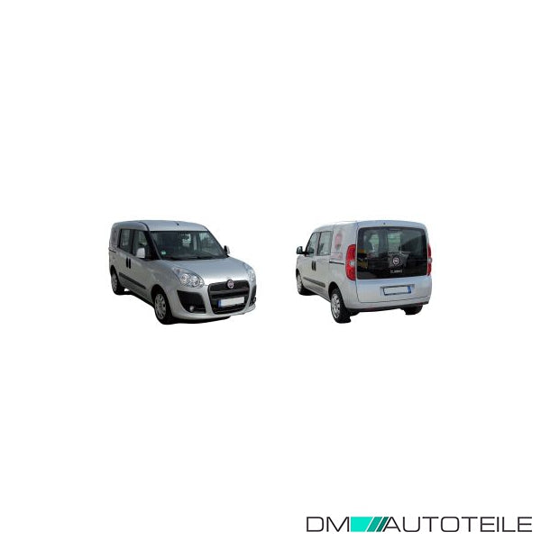 Außenspiegel rechts kpl. mech. schwarz passt für Fiat Doblo Kasten/Kombi