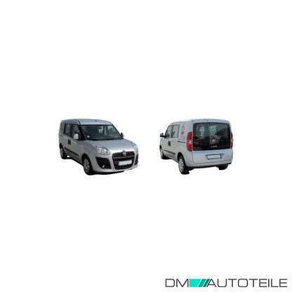 Außenspiegel rechts kpl. mech. schwarz passt für Fiat Doblo Kasten/Kombi