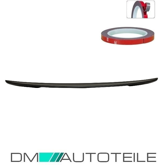 Sport-Performance Heckspoiler Schwarz Matt +3M passend für BMW 1er E82 Coupe+ABE