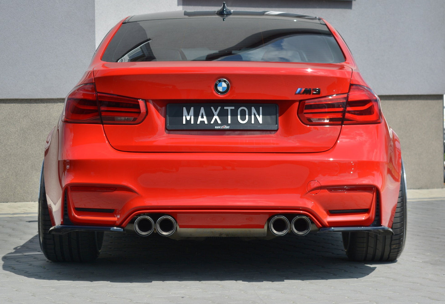 Heck Ansatz Flaps Diffusor V.1 für BMW M3 F80 schwarz matt