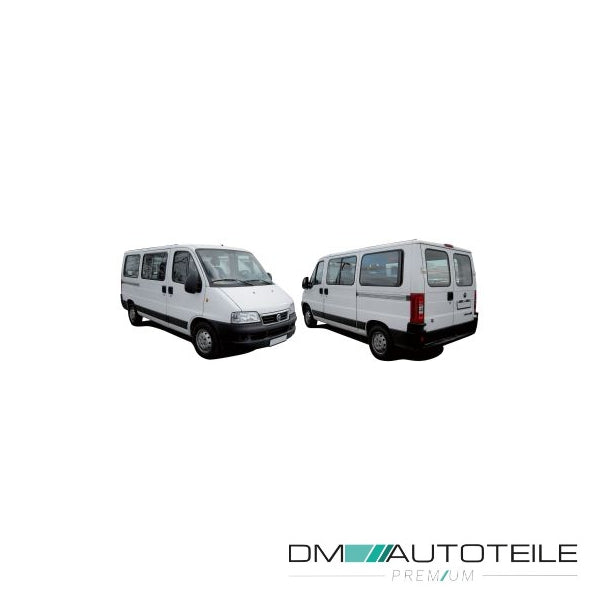 Stoßstange vorne schwarz passt für Fiat Ducato Bus, Boxer Bus 02-06