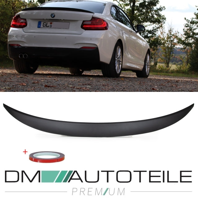 SET Heckspoiler Kofferraum grundiert passend für BMW 2er F22 Coupe für M-Paket Umbau Modelle +3M bj. 14>