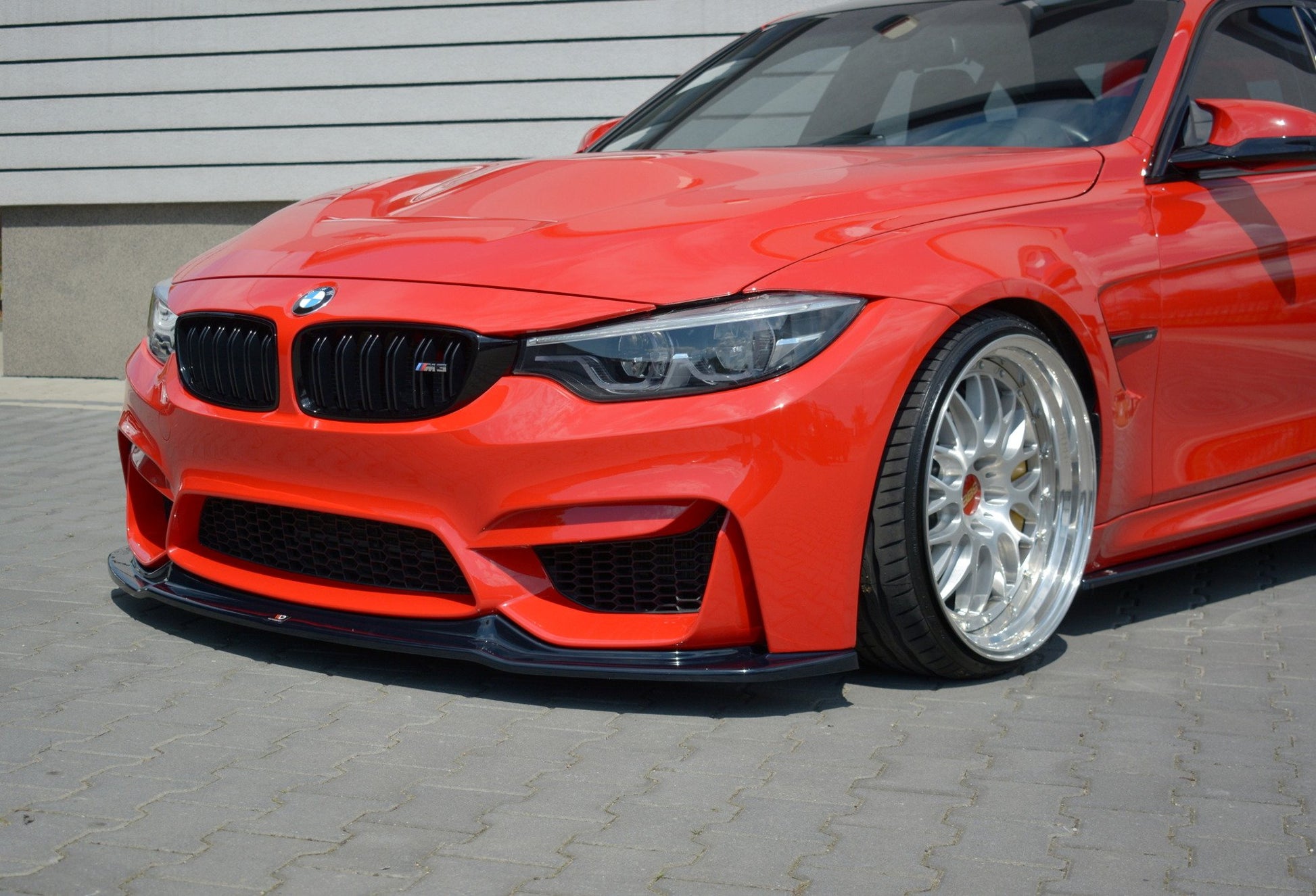 Front Ansatz V.1 für BMW M3 F80  schwarz matt
