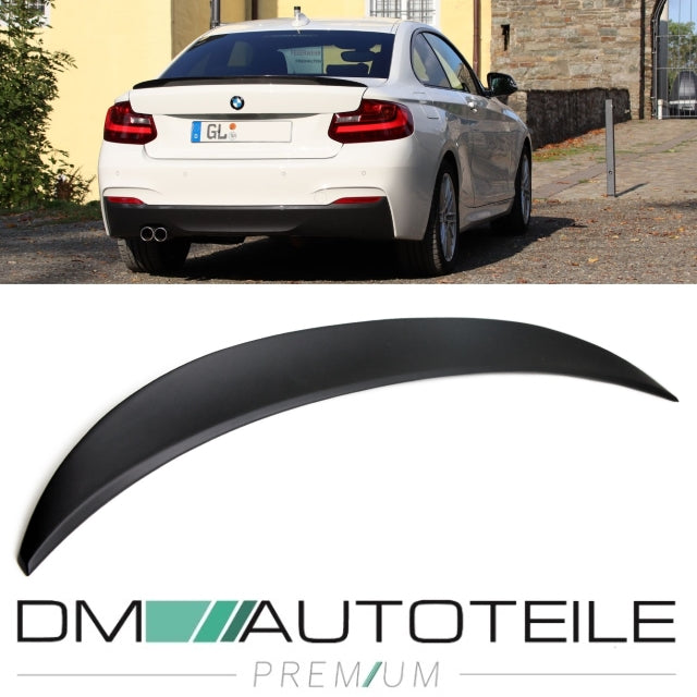 SET Heckspoiler Kofferraum grundiert passend für BMW 2er F22 Coupe für M-Paket Umbau Modelle +3M bj. 14>