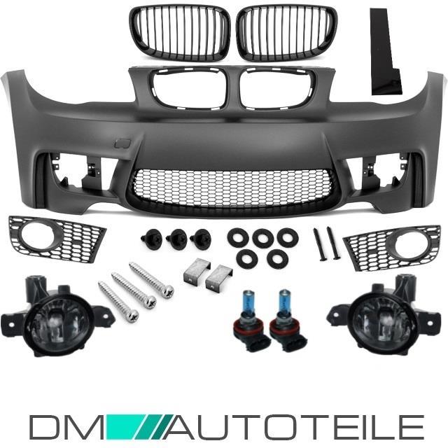 Stoßstange vorne +Nebel Gelb passt für BMW 1er E81 E82 E87 E88 bj.03-12 M + *ABE