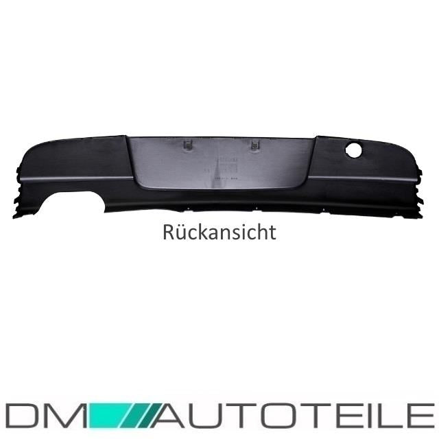 Heckdiffusor Diffusor Schwarz passt für BMW 1er E87 E81 mit M-Paket Stoßstange